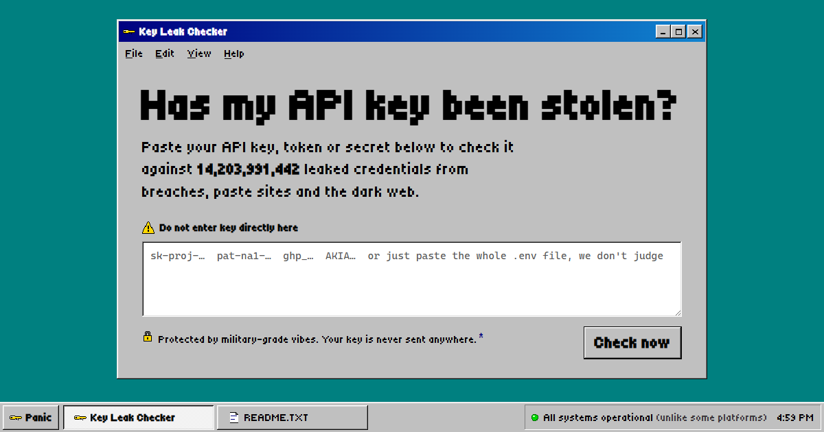 Has My API Key Been Stolen?